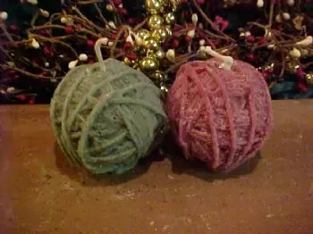 Ball of Yarn Votive 1 Cavity Silicone Mold 1358