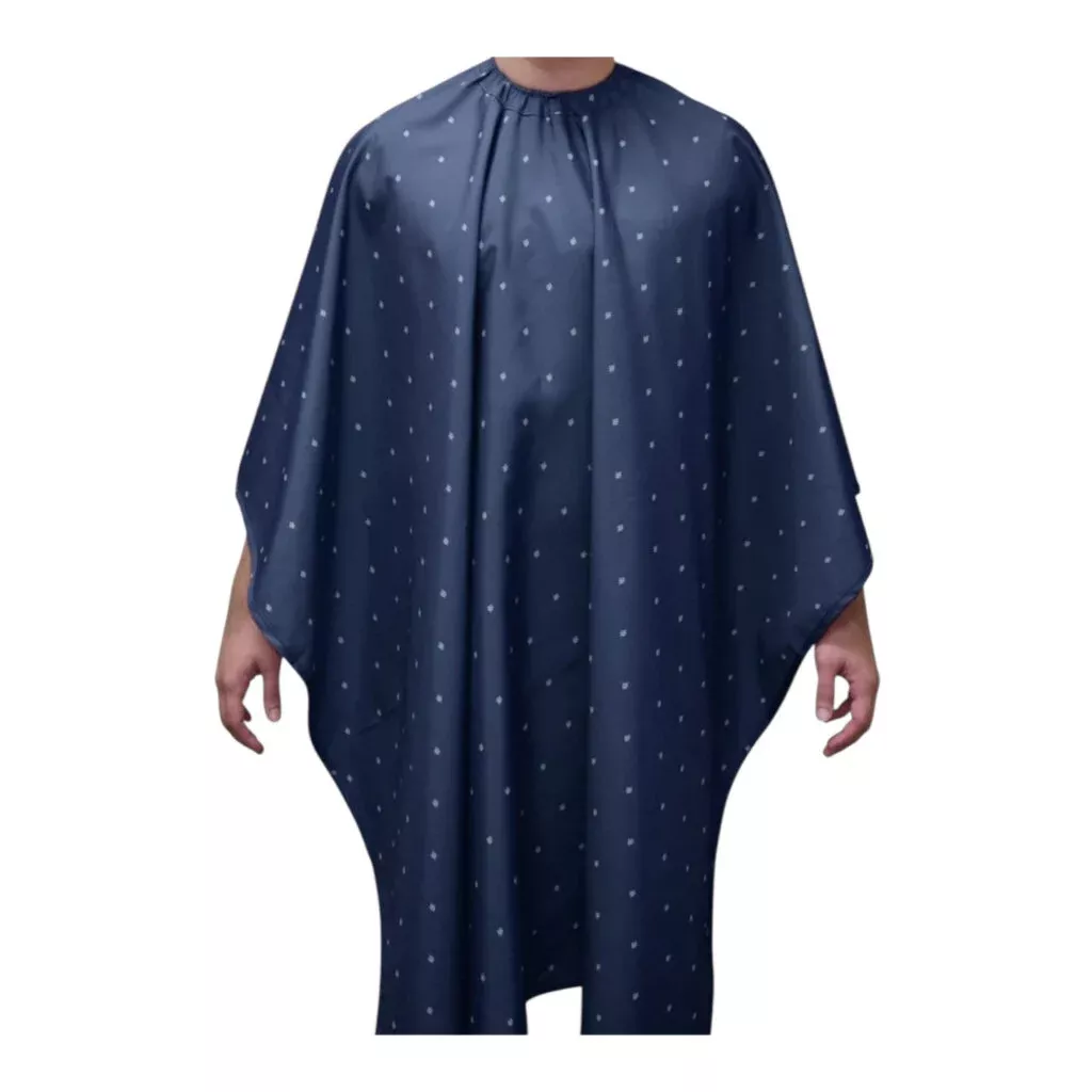 Barber Strong Shield Cutting Cape – Navy Blue