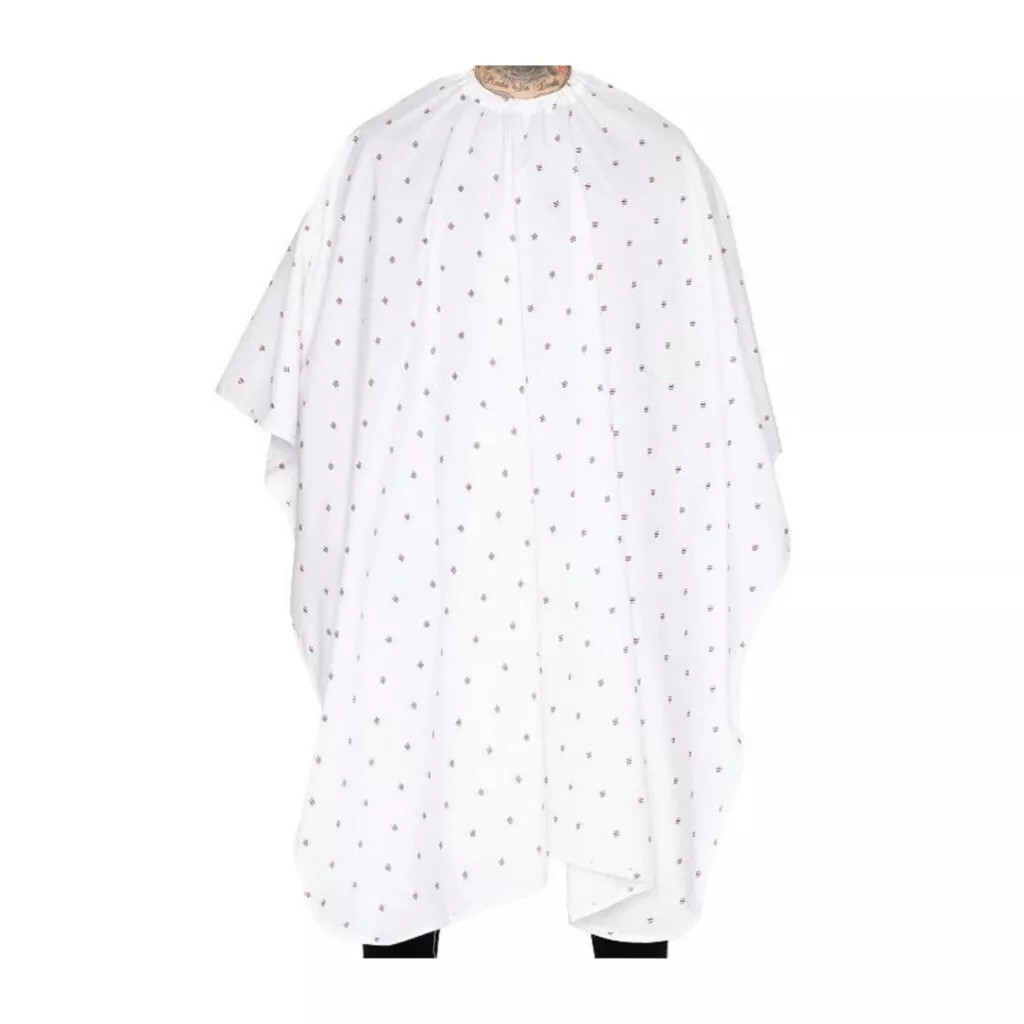 Barber Strong Shield Cutting Cape – White