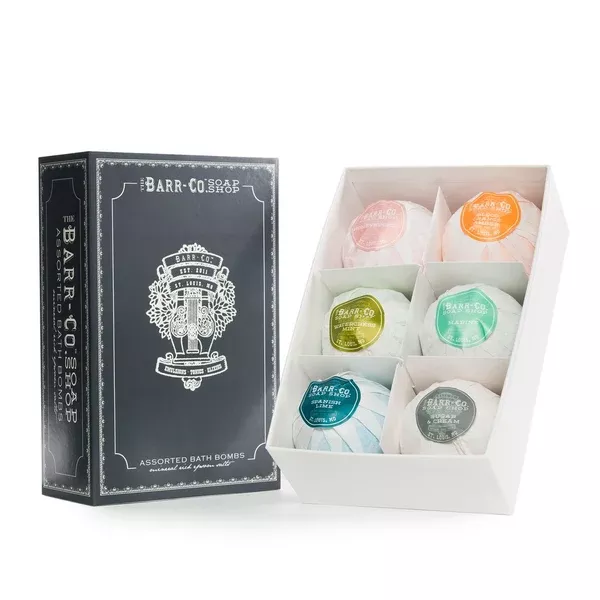 BARR-CO. SOAP SHOP ASSORTED BATH BOMB SET