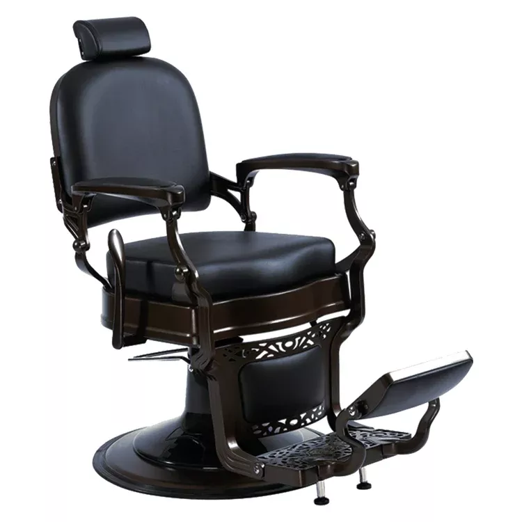 Baxter Barber Chair Black/Bronze