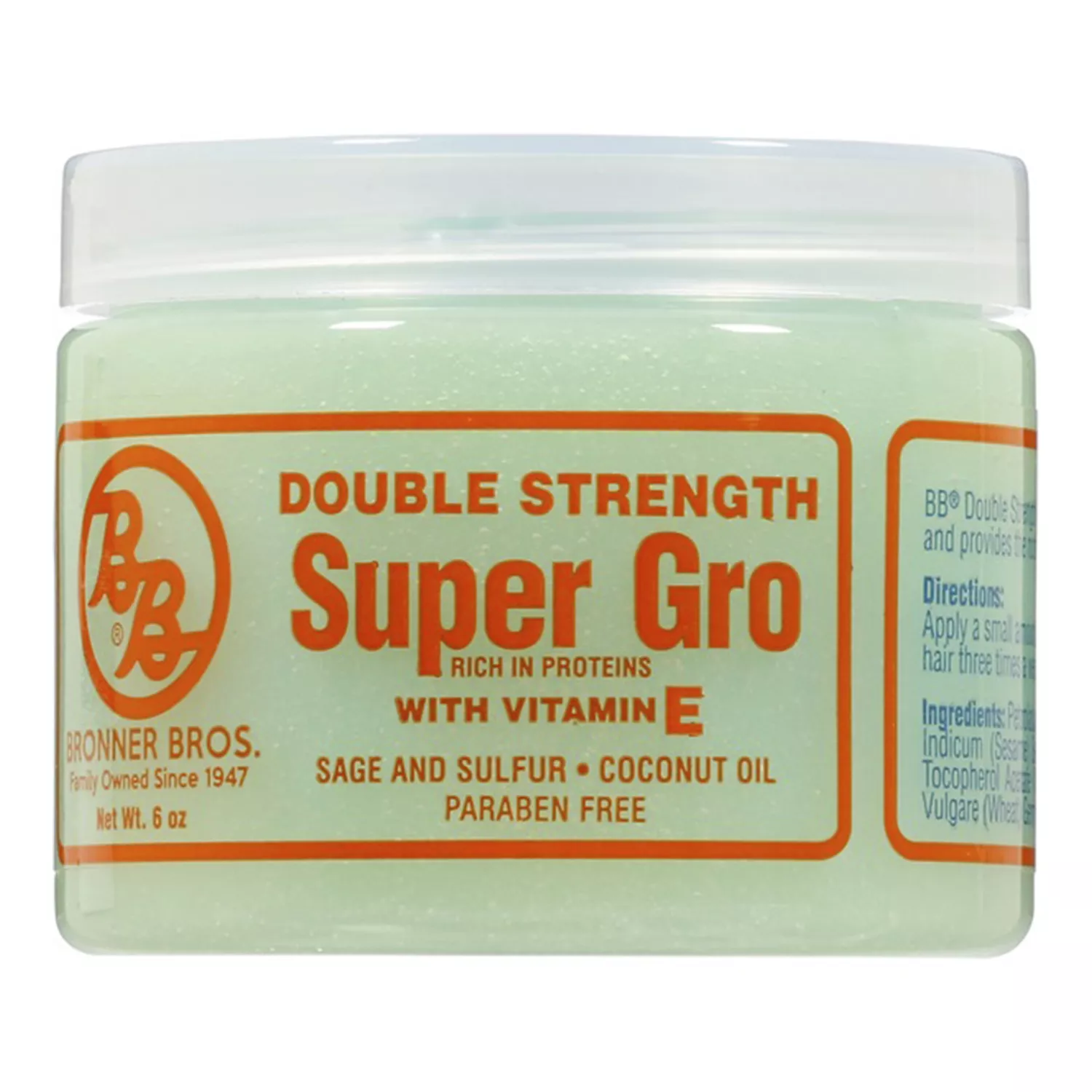 BB Super Gro Double Strength Rich In Proteins with Vitamin E 6oz