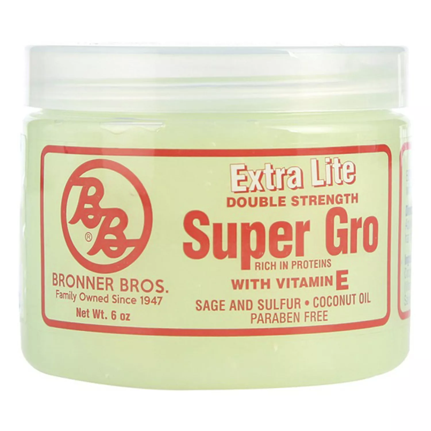 BB Super Gro Extra Lite Double Strength Rich In Proteins with Vitamin E 6oz