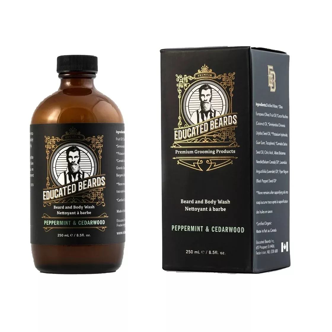 Beard & Body Wash – Peppermint Cedarwood