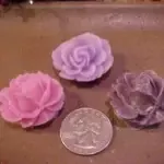 Beautiful Rose Embed 18 Cavity Silicone Mold 4000