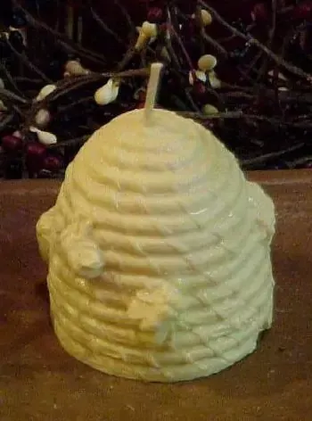 Bee Hive Votive 1 Cavity Silicone Mold 1214