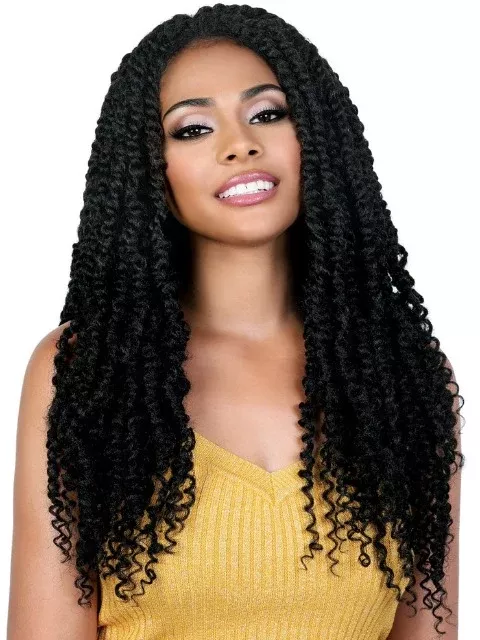 Beshe Passion Twist & Butterfly Loc 3X BULK WATER WAVE Crochet Braid 24 C.WATER324