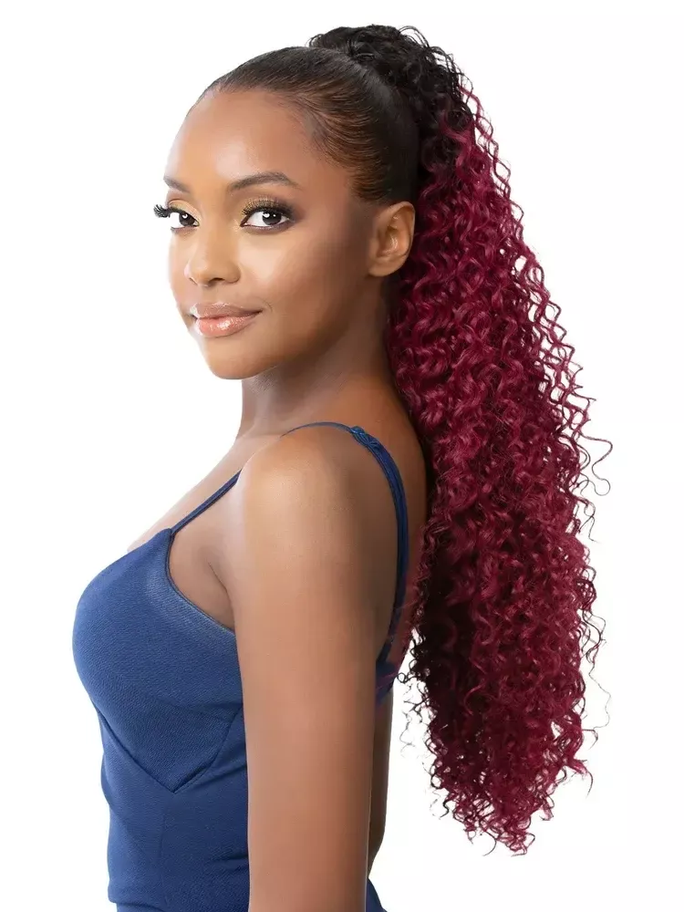 BFF PONY 104-24″ [Ponytail | Drawstring | Quick & Easy | High Heat Fiber]