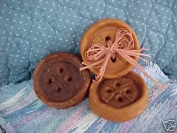 Big Button Large Soap 1 Cavity Silicone Mold 2082