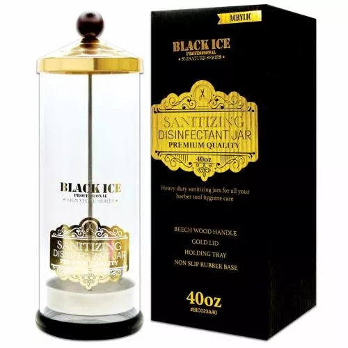 Black Ice Professional Sanitizing Disinfectant Jar