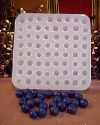 Blueberry Embeds 64 Cavity Silicone Mold 5089