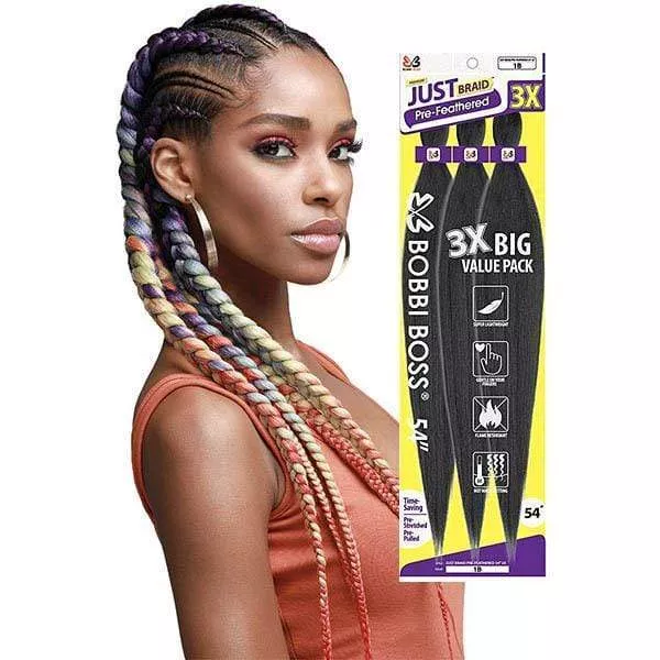 BOBBI BOSS PRE-FEATHERED JUST BRAID 54 INCH