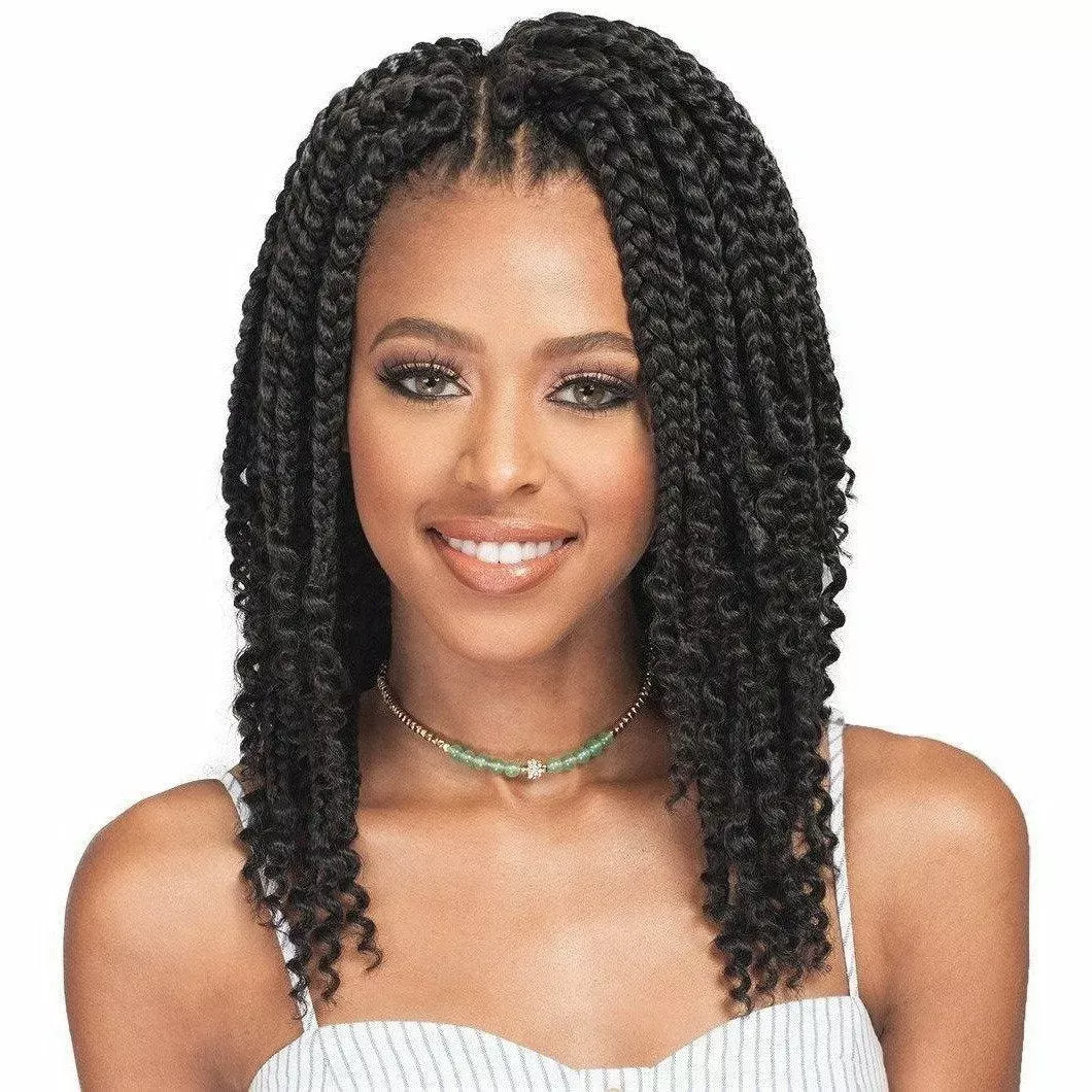 BOMBA BOX BRAID CURLY TIPS 10 T1B/BUG