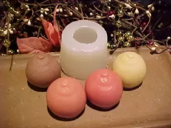 Boob Small Soap 1 Cavity Silicone Mold 1719