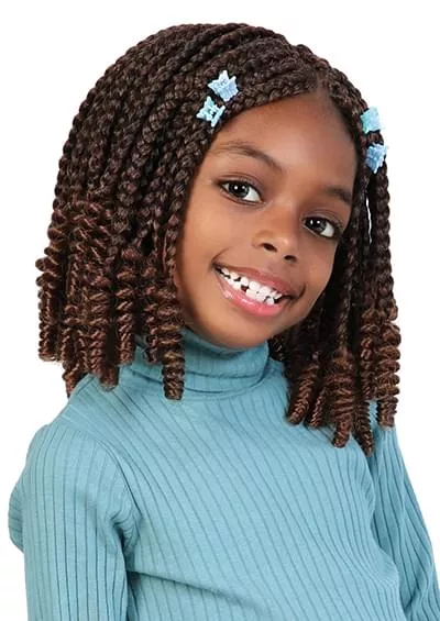 BOX BRAID 10″ X 2 [Kid Braid | Synthetic Fiber]