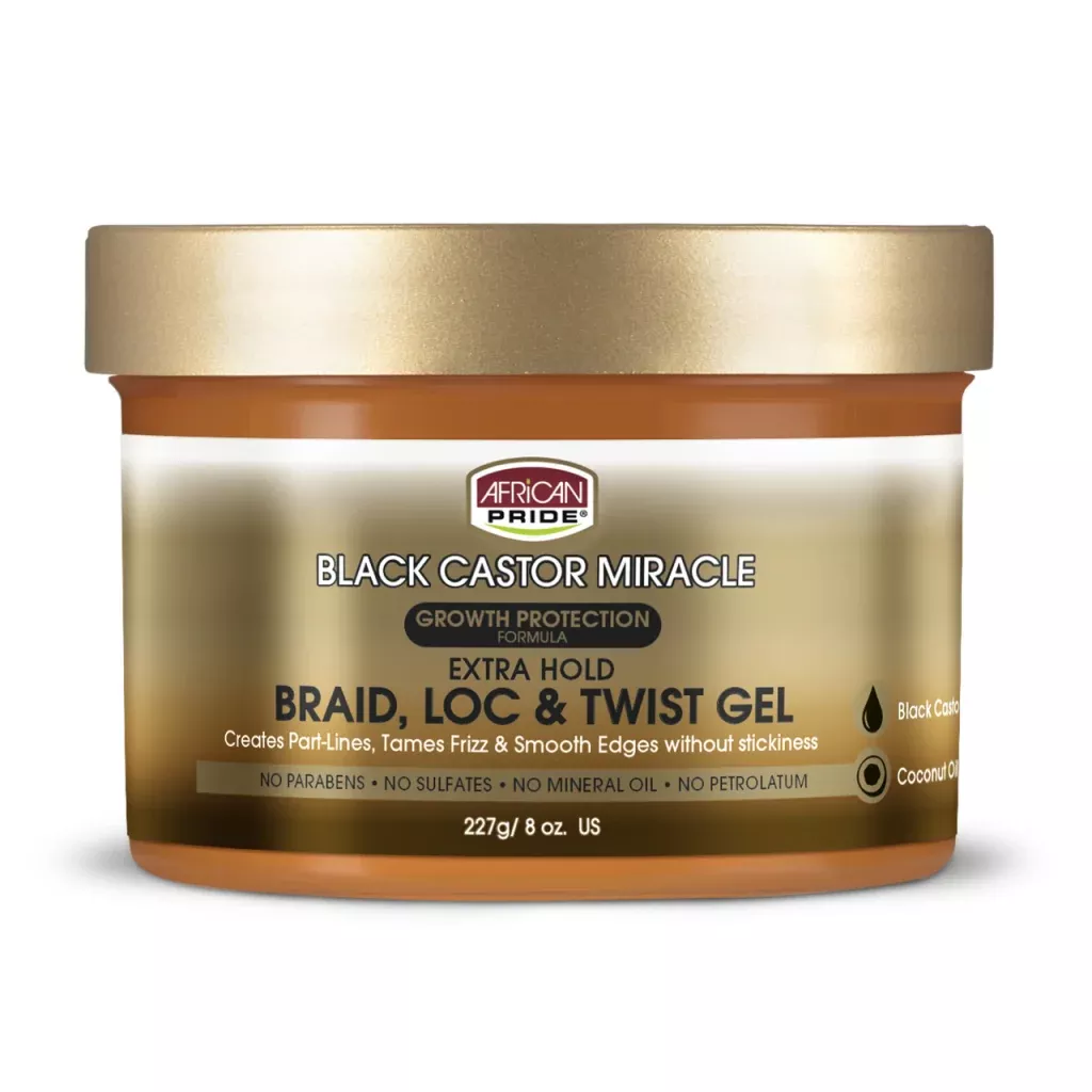BRAID, LOC & TWIST GEL, 8OZ