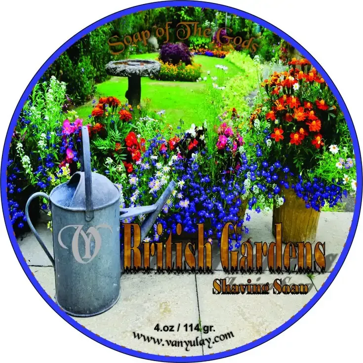 British Gardens Shaving Soap