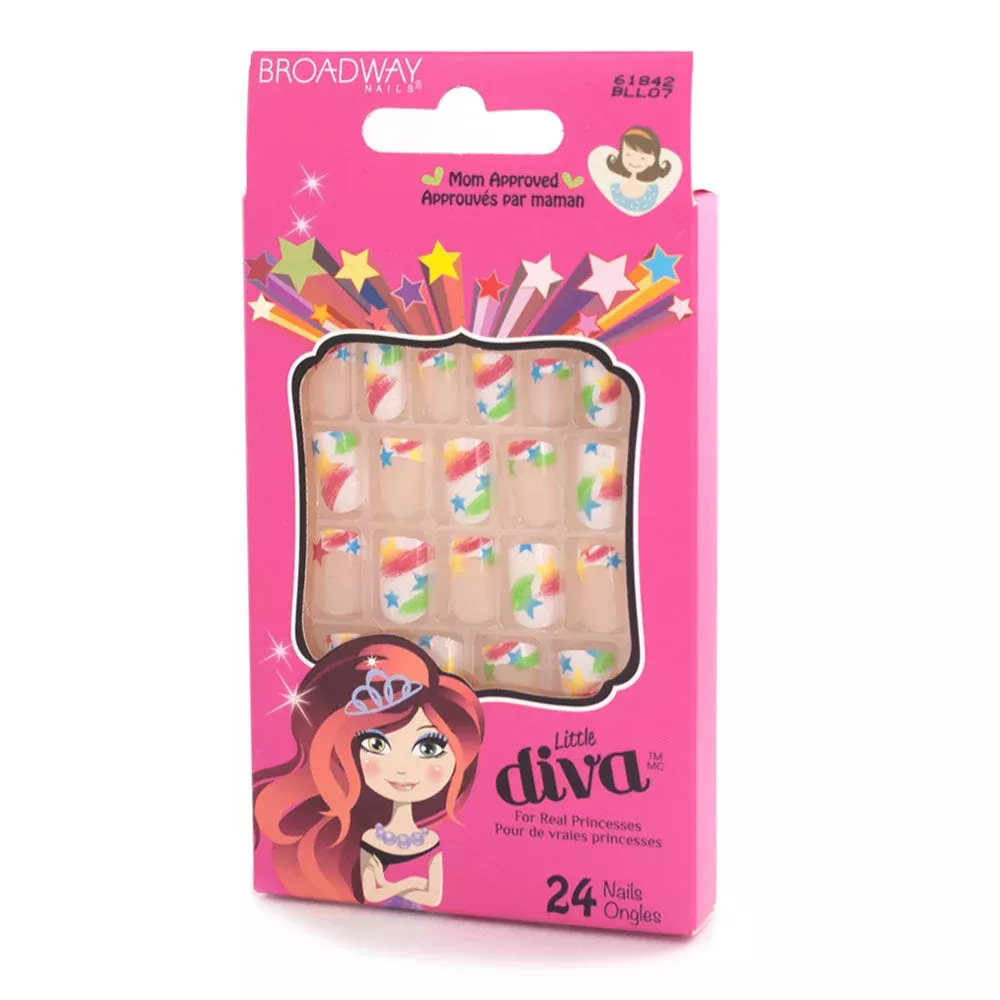 BROADWAY NAILS LITTLE DIVA STICKER NAIL SPOTLIGHT [BLL07]