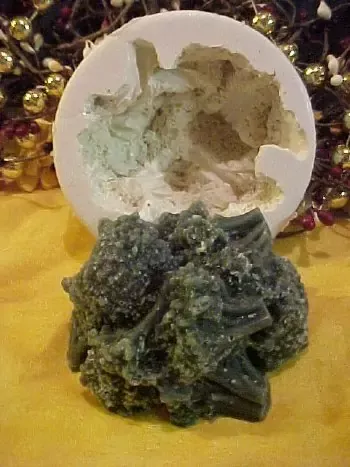 Broccoli or Cauliflower Florets Small Soap 1 Cavity Mold 1309