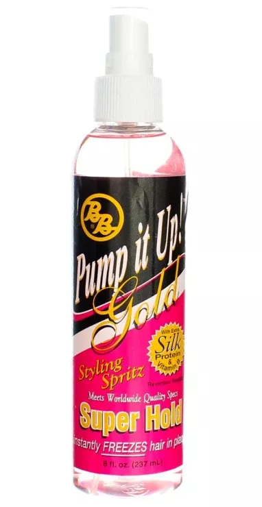 Bronner Brothers Pump It Up Gold Styling Gel | Maximum Hold | 8 oz