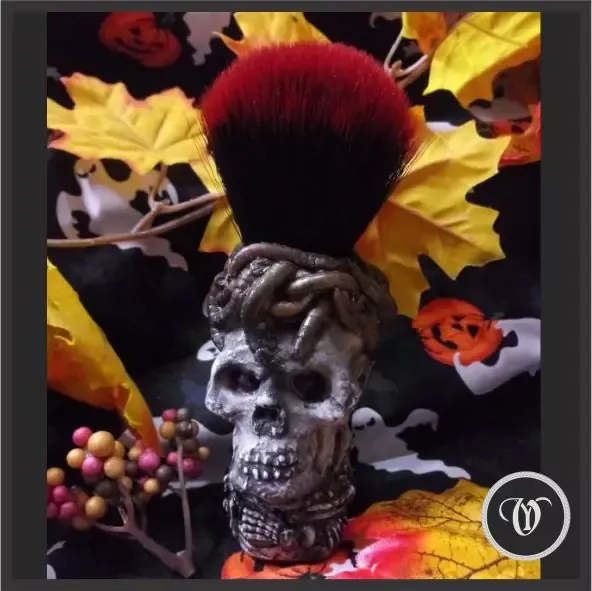 Brush del Muerto Skull Shave Handle