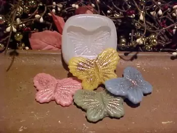 Butterfly Embed 1 Cavity Silicone Mold 5372