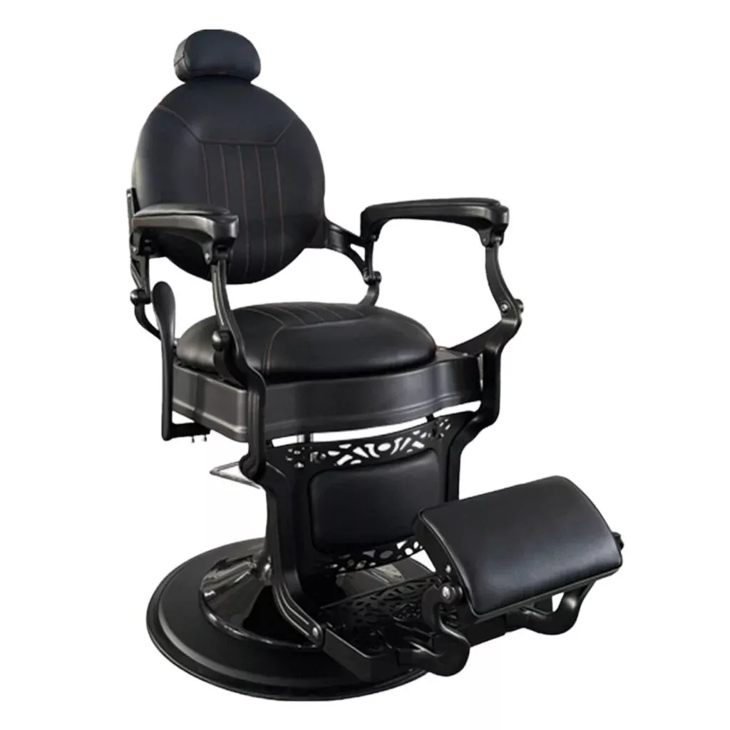 California Crest ONYX Barber Chair – Black