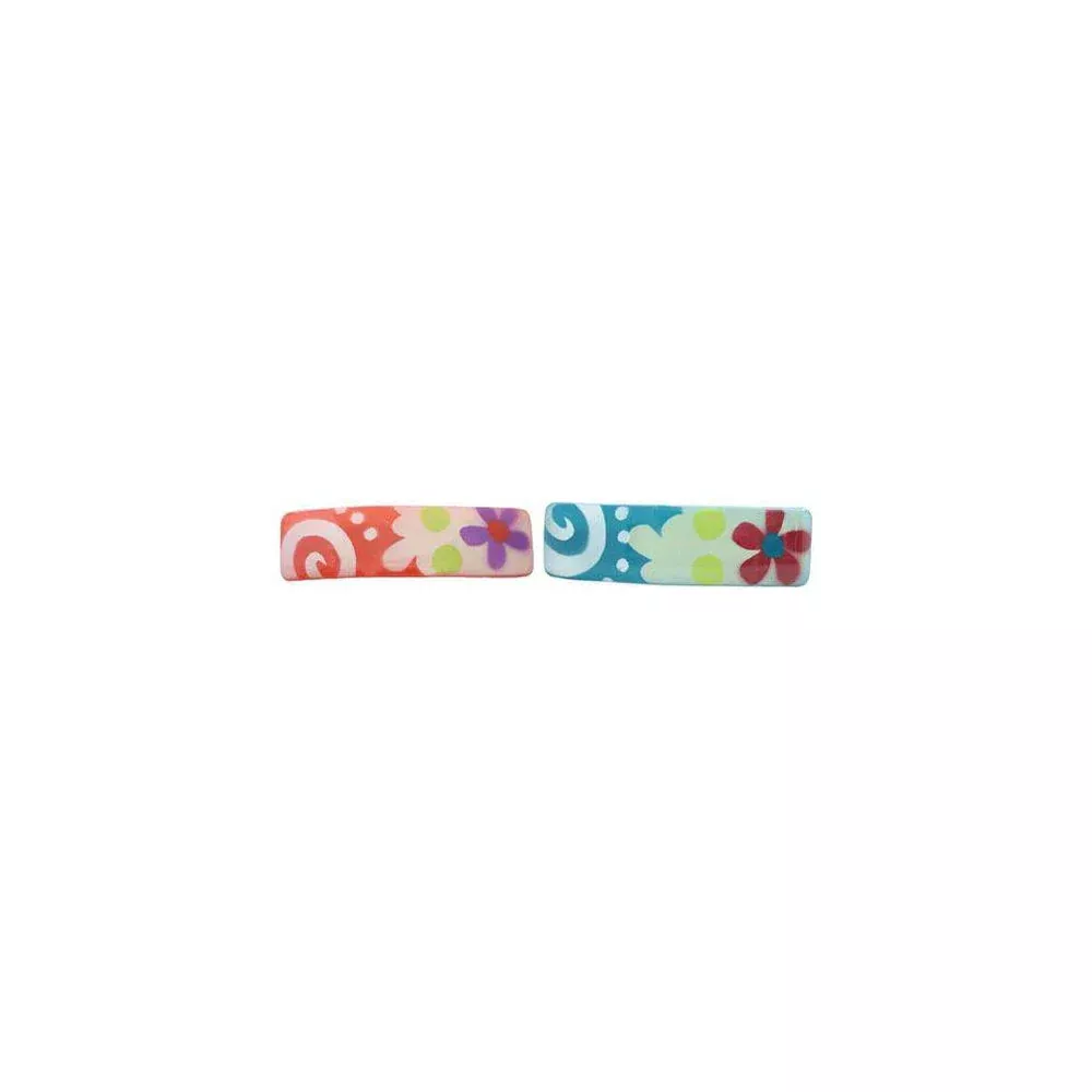 Caravan Color Contrast Barrette Model No. 7921 (Assorted Colors)