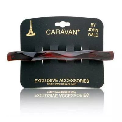 Caravan Large Rising Wave Tight Tortoise Barrette Model No. 908
