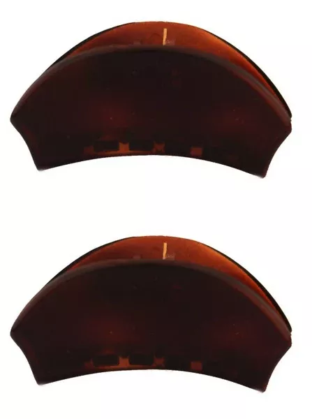 Caravan Mini Hair Claw Tortoise Shell Pair Model No. 672/2