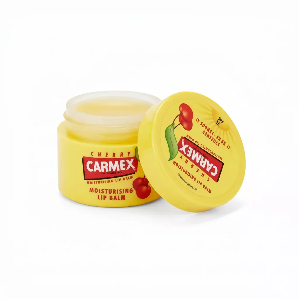 Carmex Moisturising Cherry Lip Balm ROUND TUB