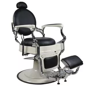 Catalina Barber Chair Cream/Black