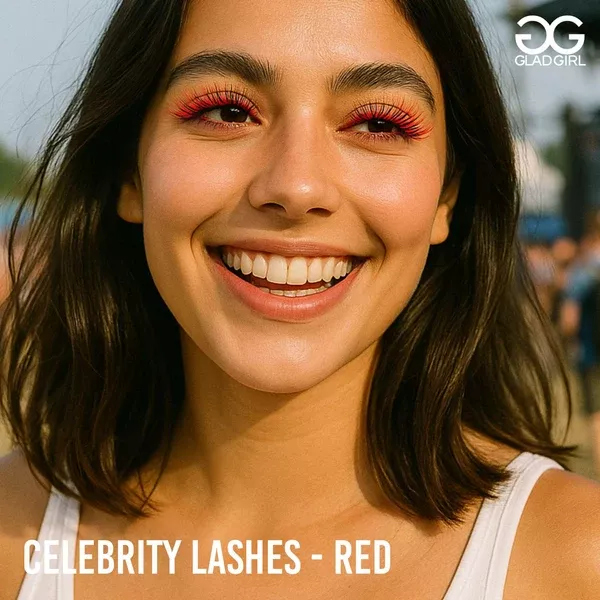 Celebrity Lashes – Red