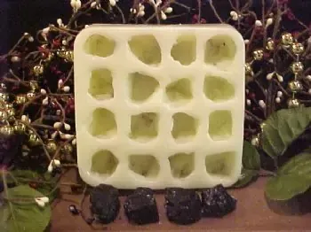 Charcoal Embeds 16 Cavity Silicone Mold 5563