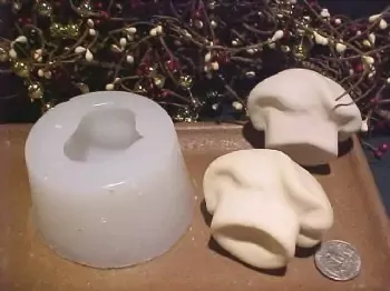 Chef’s Hat Small Soap 1 Cavity Silicone Mold 1338