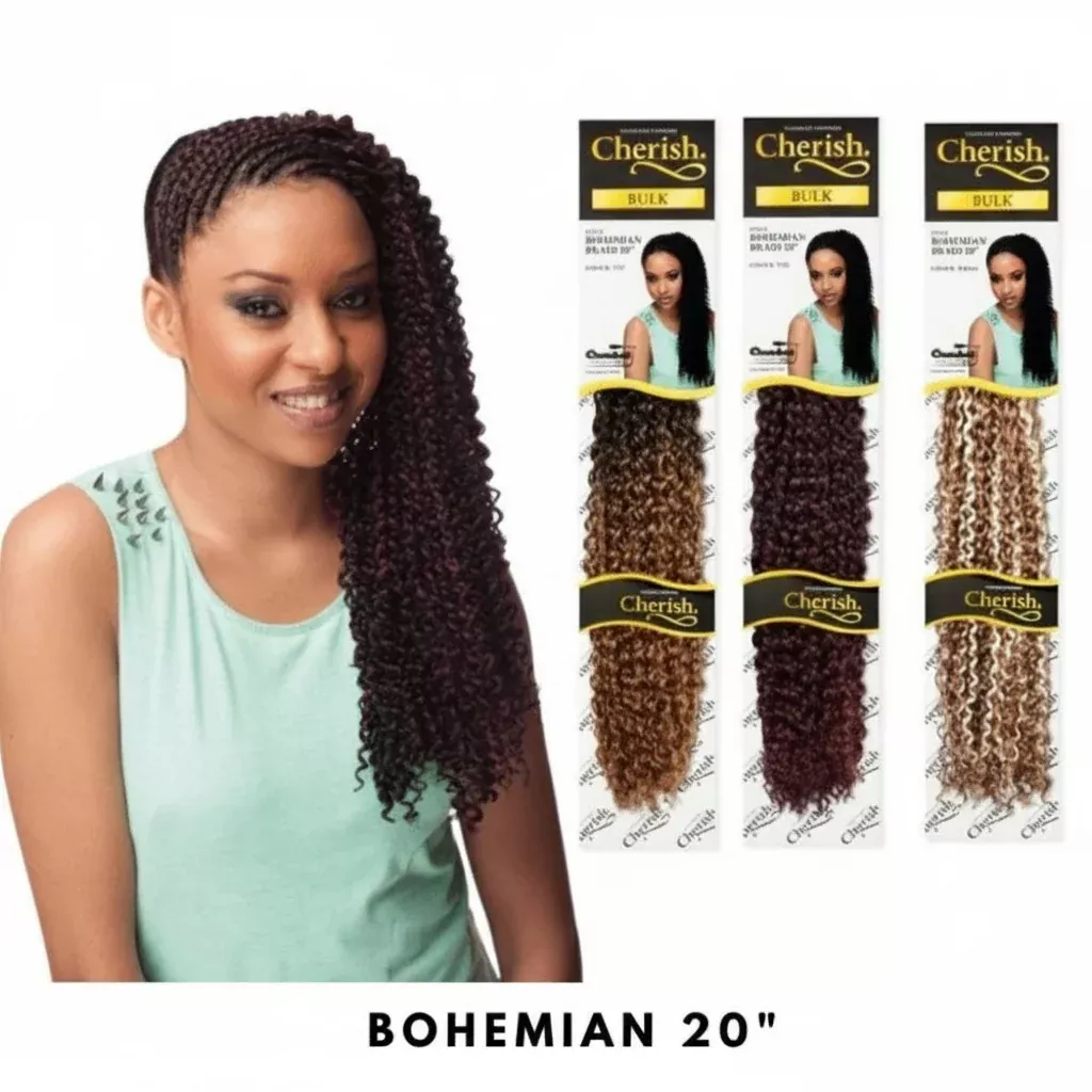 Cherish Crochet Synthetic Braid – BOHEMIAN BRAID 20″