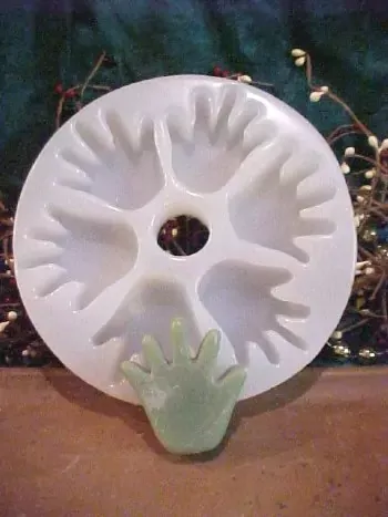 Children Hands Small Soap 6 Cavity Silicone Mold 1034