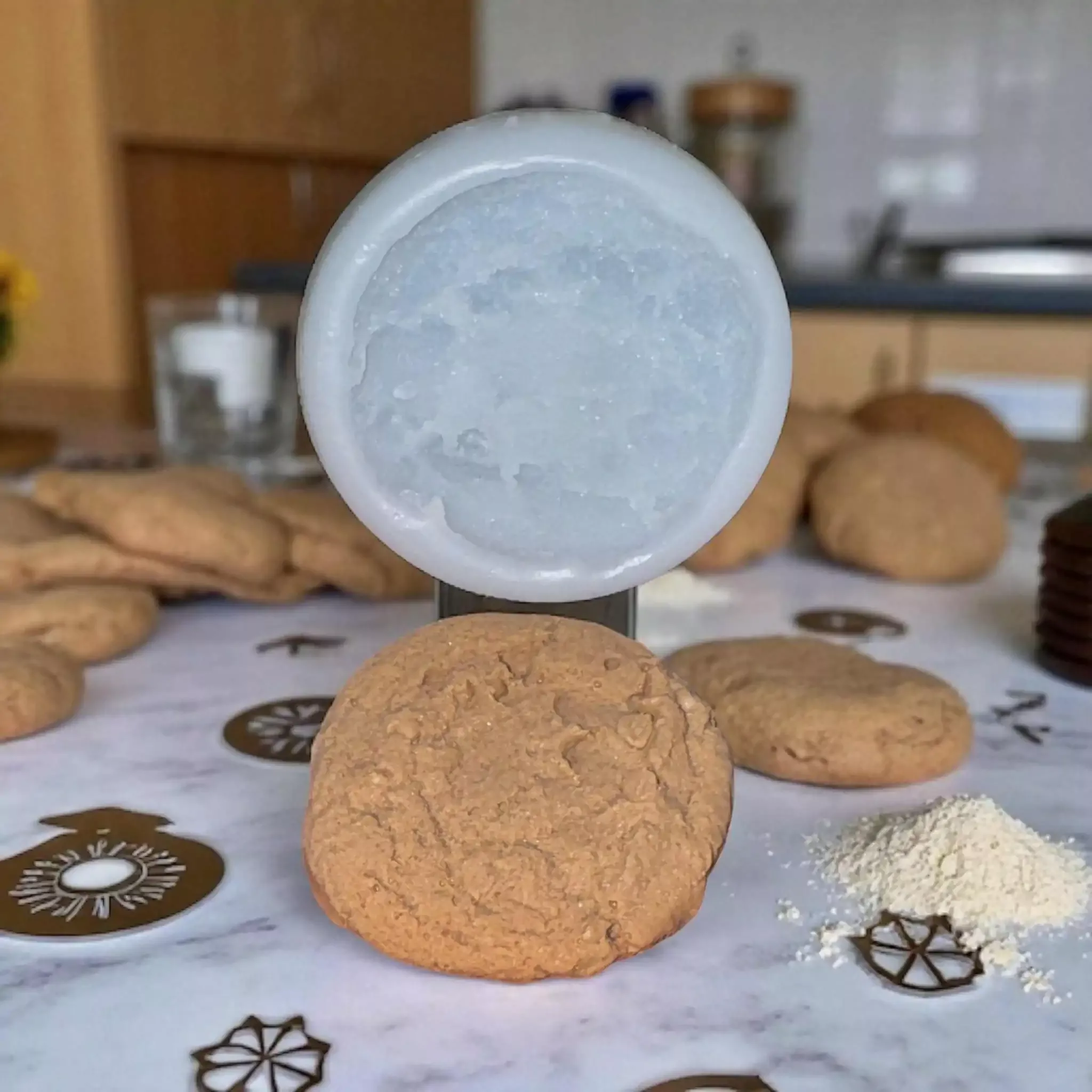 Chocolate Chip Cookie Silicone Mold Small Soap 1 Cavity 2022
