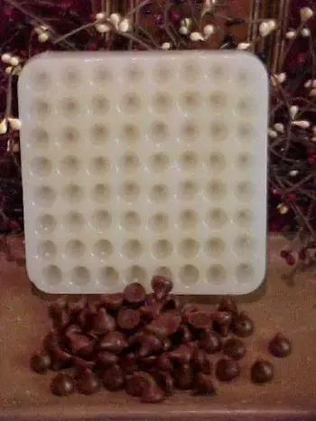 Chocolate Chip Regular Embeds 64 Cavity Silicone Mold 5066