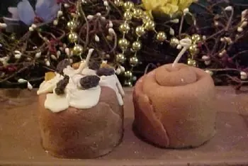 Cinnamon Bun Roll 4.9 oz. Candle 1 Cavity Silicone Mold 7030