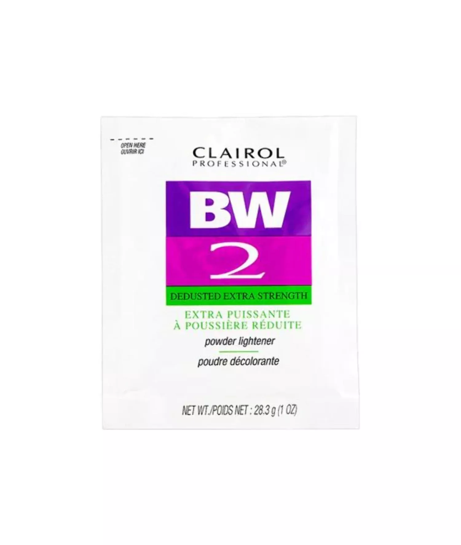 CLAIROL BW2+ POWDER LIGHTENER PACKETTE 1 OZ