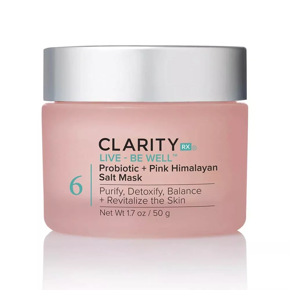 ClarityRx Live + Be Well Probiotic Pink Himalayan Salt Mask