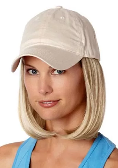 CLASSIC HAT BEIGE [Hats with Hair | Synthetic]