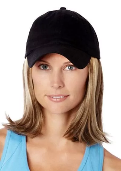 CLASSIC HAT BLACK [Hats with Hair | Synthetic]