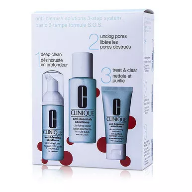 Clinique Anti-Blemish Solutions 3-Step System - 3 pcs