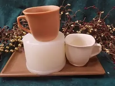 Coffee Cup 1 Cavity Soap or Candle Silicone Mold 1342