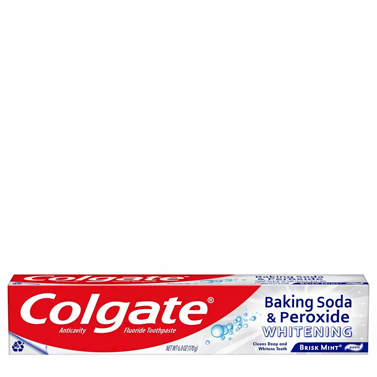 Colgate Baking Soda & Peroxide Whitening Toothpaste - Brisk Mint 8oz