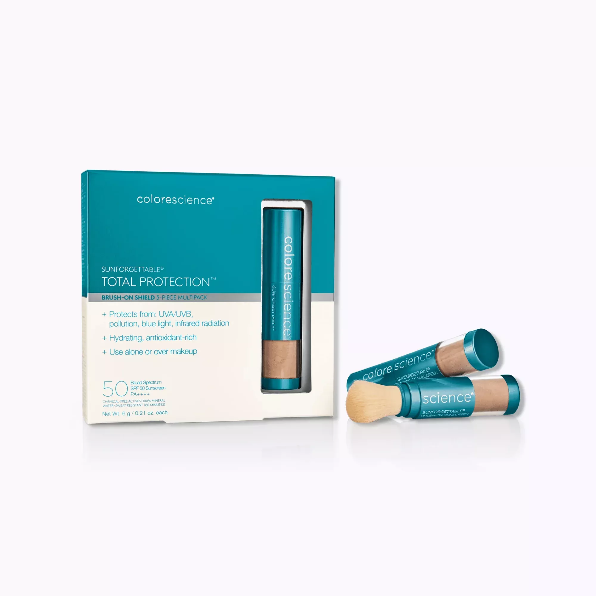Colorescience Sunforgettable Total Protection Brush-On Shield SPF 50 Multipack