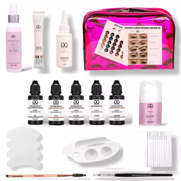 Complete Lash & Brow Liquid Botanically-Infused Formula Tinting Kit