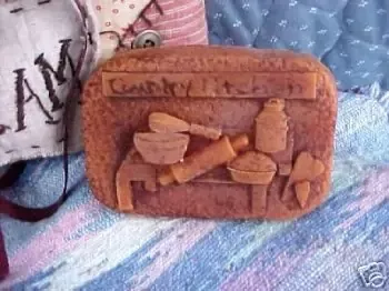 Country Kitchen Large Soap 1 Cavity Silicone Mold 70